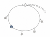 Celestial Starburst Evil Eye Anklet