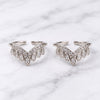 Crown Zircon Sterling Silver Toe Ring