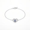 Evil Eye Heart Bracelet