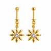 Blossom Petal Gold Helix Bugadi Earring