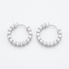 Aria Emerald-Cut Eternity Huggie Earrings