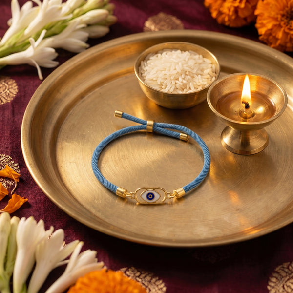 Iconic Evil Eye Cord Rakhi Bracelet
