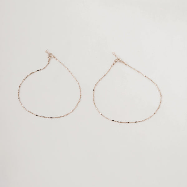 Sleek Whisper Anklet
