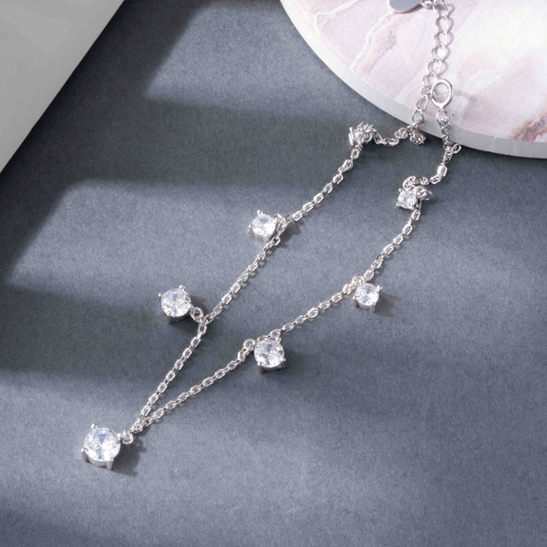 Crystal Cascade Anklet