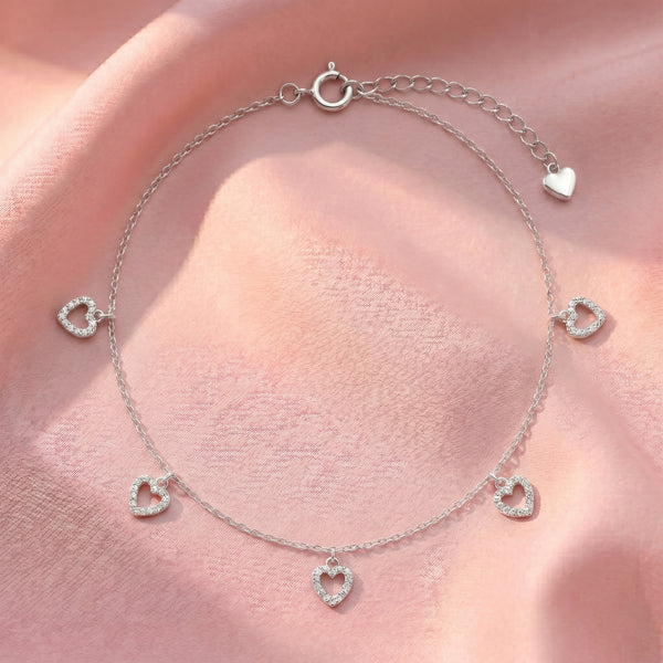 Eternal Hearts Anklet