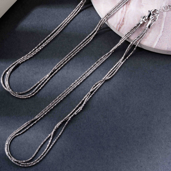 Silver Stream – Sleek Sterling Silver Anklet