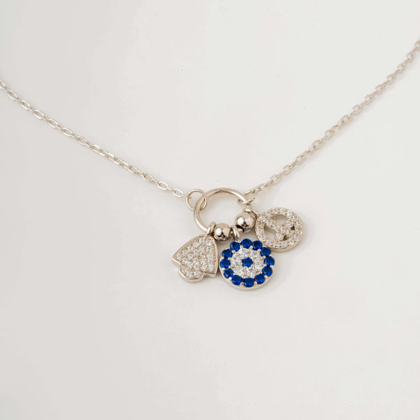 Charm Riot – Statement Charm Anklet in Sterling Silver