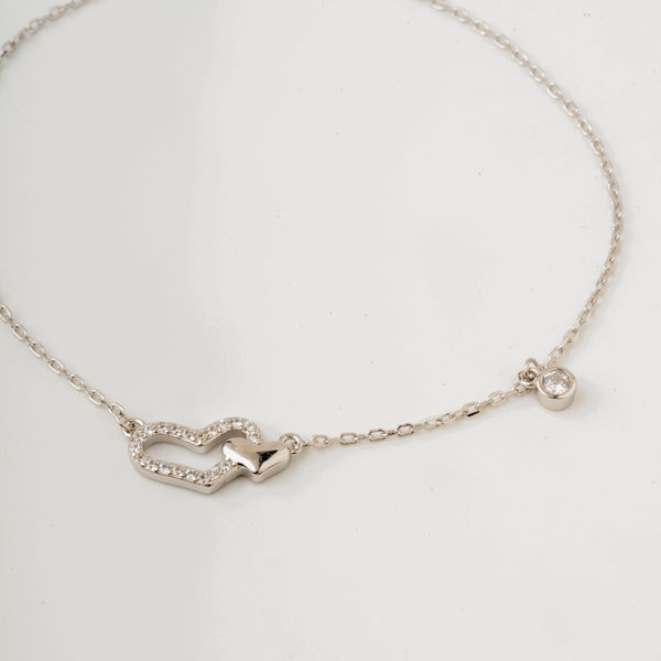Linked Luxe – Geometric Anklet