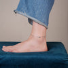 Linked Luxe – Geometric Anklet