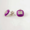 Plum Pop Studs
