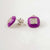 Plum Pop Studs
