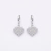 Starlit Heart 92.5 Silver Earrings
