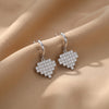 Starlit Heart 92.5 Silver Earrings