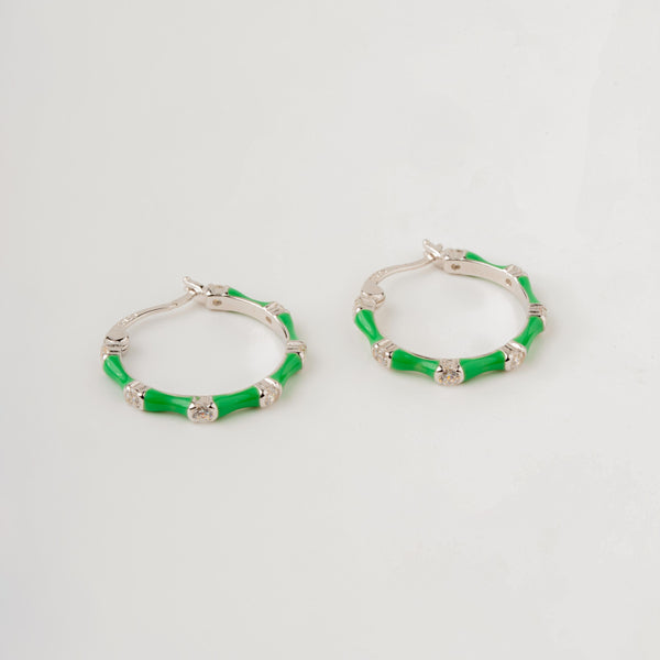 Green Halo Hoops