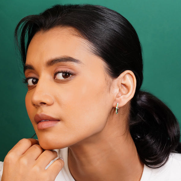 Green Halo Hoops