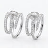 Nova Triple Spark 92.5 Silver Ear Cuff