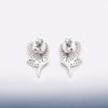 Liora Heart Bloom 92.5 Silver Stud Earrings