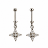 Starburst Crystal Helix Bugadi Earring