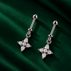 Starburst Crystal Helix Bugadi Earring