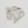 Heritage Hoof 92.5 Silver Brooch