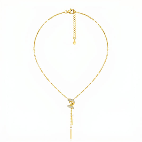 Infinite Knot Drop Necklace