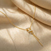 Infinite Knot Drop Necklace