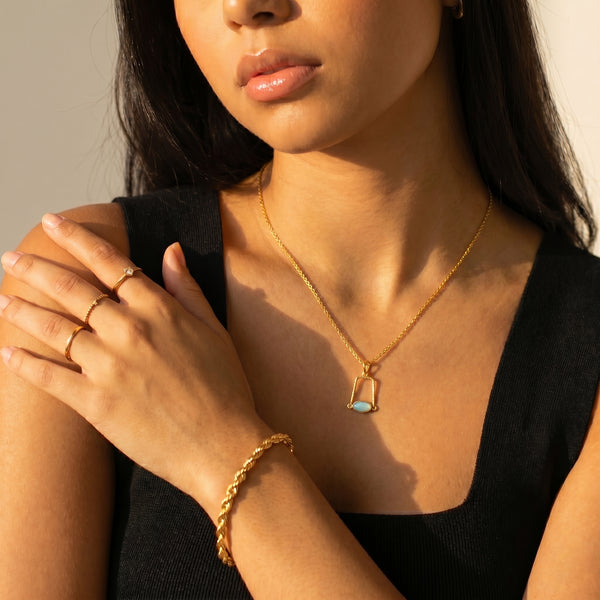 Elara Amazonite Neckchain
