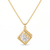 Celeste Cube Pendant Necklace
