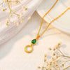 Green Strawberry Neckchain