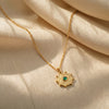 Onyx 92.5 Silver Neckchain with Semi Precious Stones