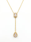 Celeste Drop Lariat Necklace
