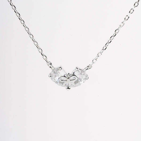 Bow-Tied Heart Neckchain