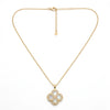 Golden Lattice Charm Neckchain