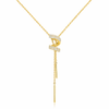 Infinite Knot Drop Necklace