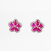 Bloom in Berry Pendant Set