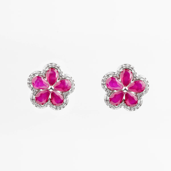 Bloom in Berry Pendant Set