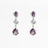 Royal Amethyst Drop Pendant Set