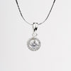 Solitaire Sparkle Pendant Set