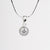 Solitaire Sparkle Pendant Set