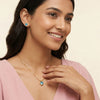 Azure Amour Heart Pendant Set