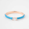 Azure Blink Silver Ring