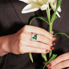 Emerald Fleur Ring