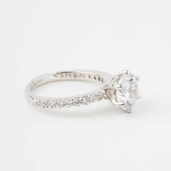 Eternal Solitaire Adjustable Ring