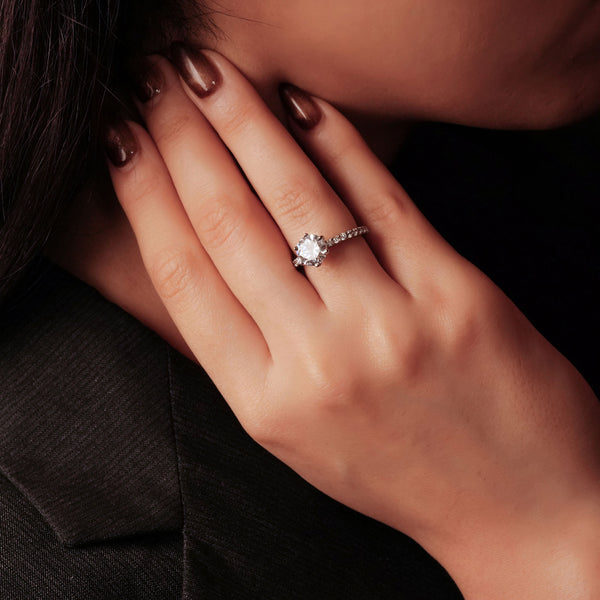 Eternal Solitaire Adjustable Ring