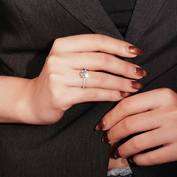 Eternal Solitaire Adjustable Ring