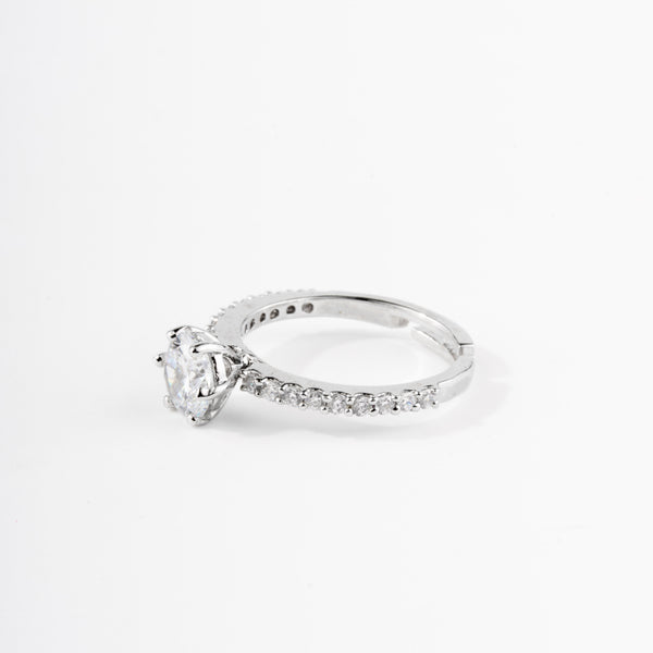 Eternal Solitaire Adjustable Ring