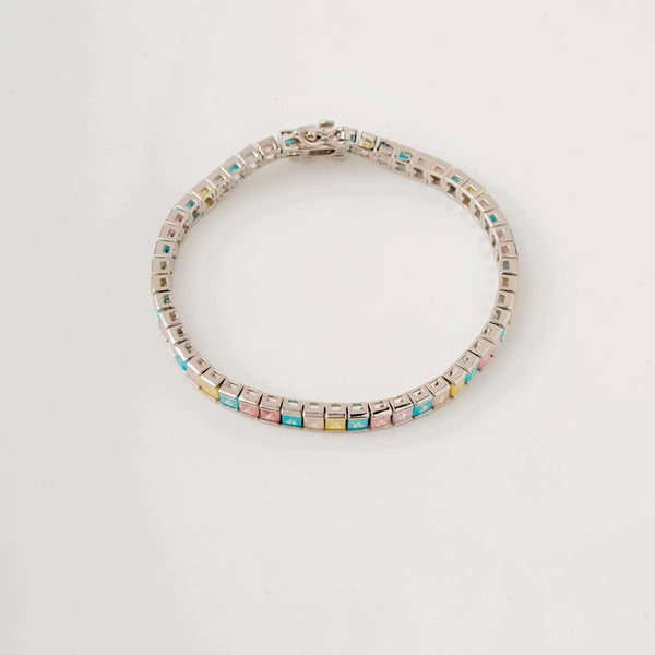 Pastel Pop Tennis Bracelet