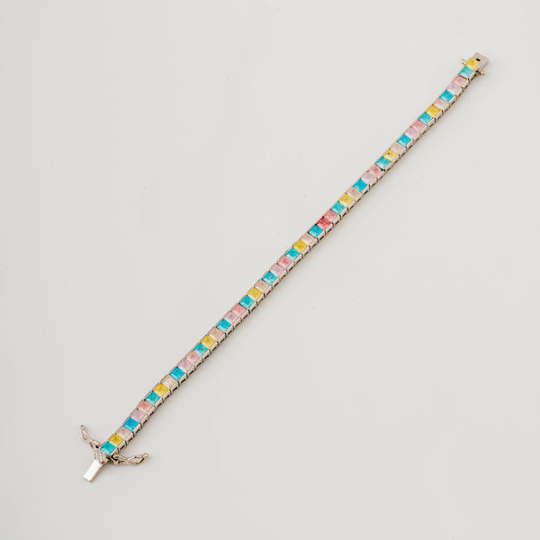 Pastel Pop Tennis Bracelet