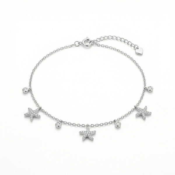 Starry Tide Dual-Layer Anklet