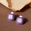 Plum Pop Studs
